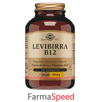 levibirra b12 solgar 250 tavolette