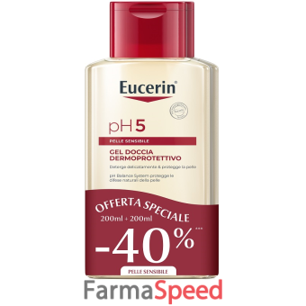 eucerin bipacco ph5 gel doccia 200 ml + 200 ml