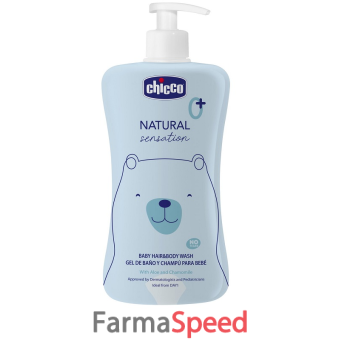 chicco natural sensation bagnoshampo 500 ml