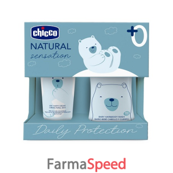 chicco natural sensation set bagnoshampo pasta