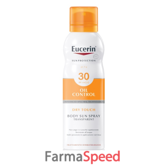 eucerin sun spray tocco secco spf30 200 ml