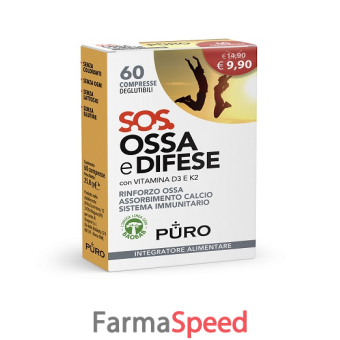 puro sos ossa e difese 60 compresse deglutibili