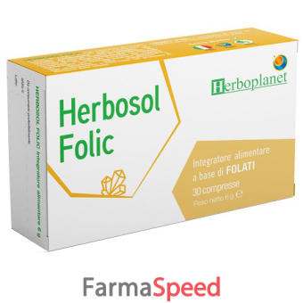 herbosol folic 30 compresse