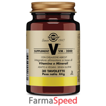 supplement vm 2000 solgar 30 tavolette