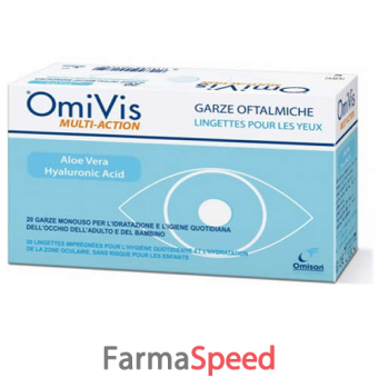 omivis garze oftalmiche 20 pezzi