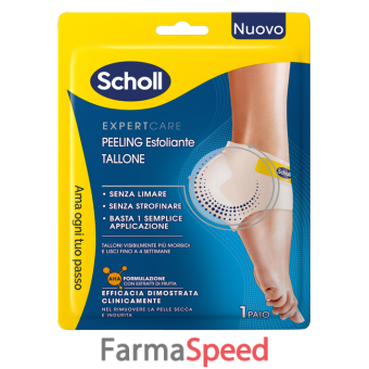 scholl expertcare peeling esfoliante tallone