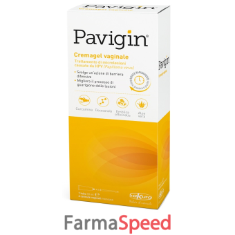 pavigin cremagel vaginale 30 ml con 6 cannule vaginali monouso