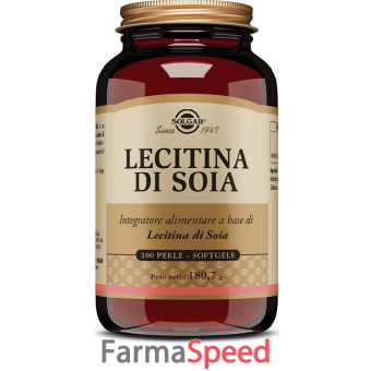 lecitina soia solgar 100 perle