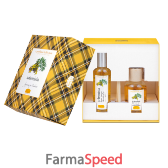 profumi casa artemisia edizione limitata set profumatori ambiente 1 fragranza ambiente spray 100 ml + 1 bastoncini aromatici 100 ml