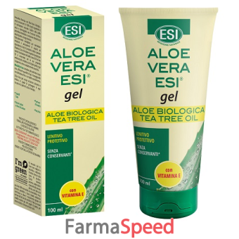 esi aloe vera gel tea tree 100 ml