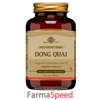 dong quai solgar 100 capsule vegetali