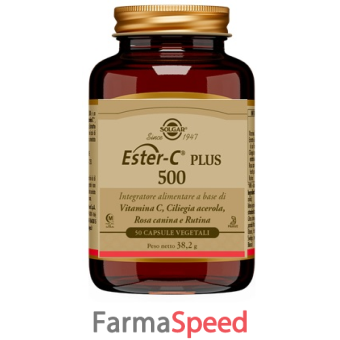 ester c plus 500 solgar 50 capsule vegetali