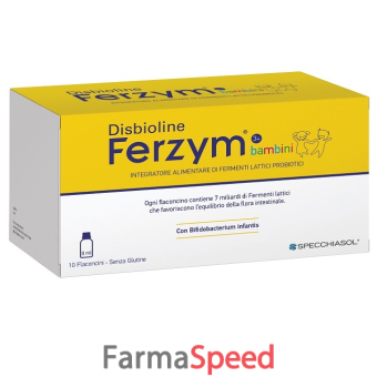 disbioline ferzym bambini 10 flaconcini da 8 ml