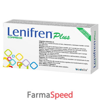 lenifren plus 30 compresse