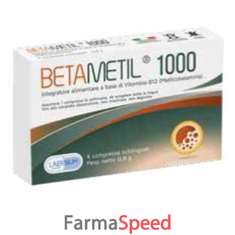 betametil 1000 4 compresse sublinguali