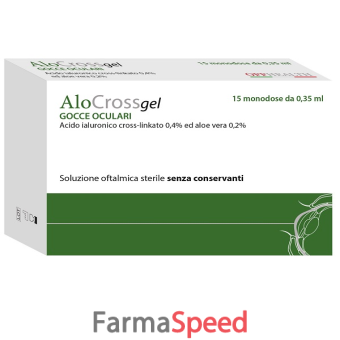 alocrossgel soluzione oftalmica 15 monodose da 0,35 ml