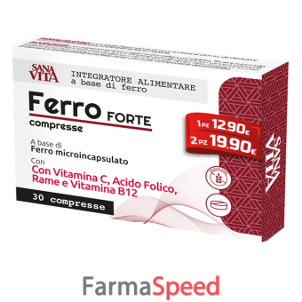 sanavita ferro forte 30 compresse