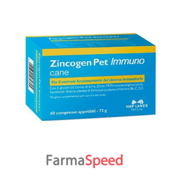 zincogen pet immuno 60 compresse