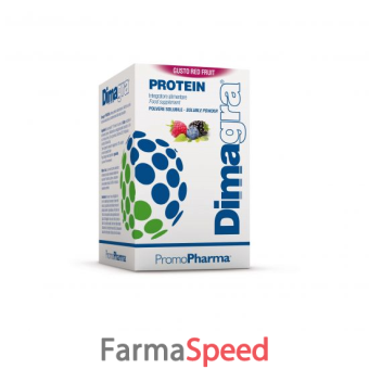 dimagra protein red fruit 10 bustine