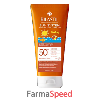 rilastil sun system baby latte velluto spf50+ 250 ml