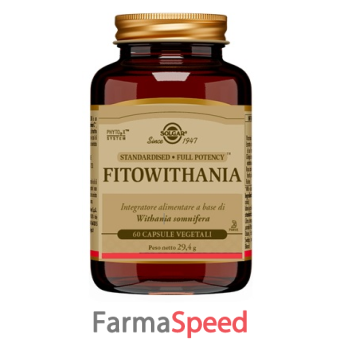 fitowithania solgar 60 capsule vegetali