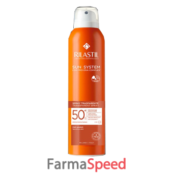 rilastil sun system trasparent spray spf50+ 200 ml