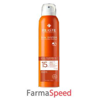 rilastil sun system transparent spray spf15 200 ml