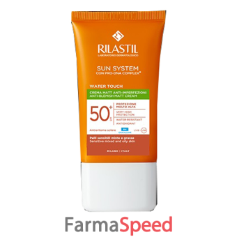 rilastil sun system water touch fluido spf50+ 50 ml 