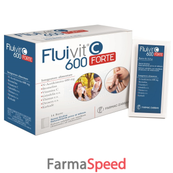 fluivit c 600 forte 14 bustine