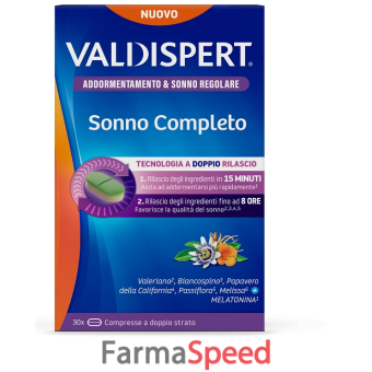 valdispert sonno completo 30 compresse 