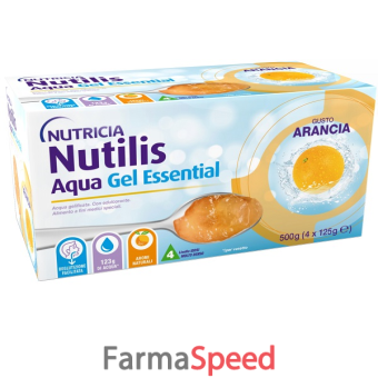 nutilis aqua gel arancia 4 pezzi da 125 g