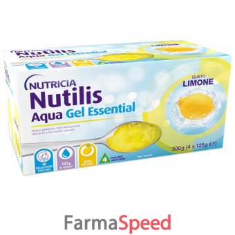 nutilis aqua gel limone 4 pezzi da 125 g