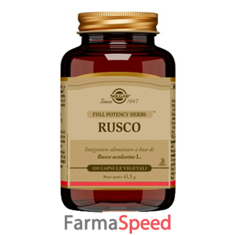 rusco 100 capsule vegetali