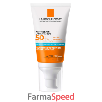 anthelios uvmune crema idratante spf50+ senza profumo 50 ml