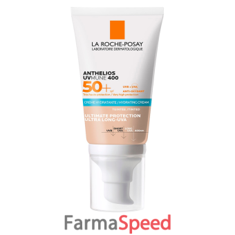 anthelios uvmune 400 crema idratante spf50+ colorato 50 ml