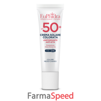 euphidra kaleido crema colorata medio-chiaro viso spf50+ 30 ml