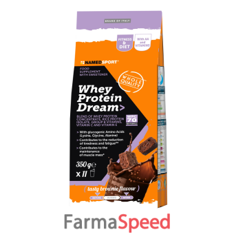 whey protein dream tasty brownie 350 g