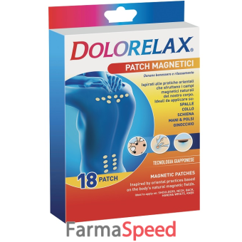 dolorelax patch magnetici 3 bustine da 6 pezzi