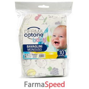 dermacotone baby bavaglini monouso 10 pezzi