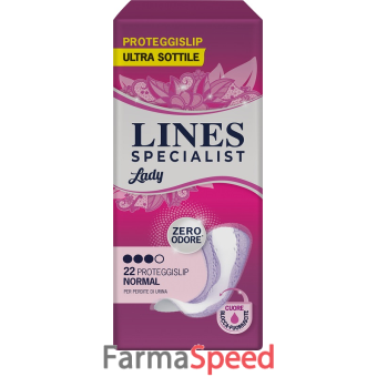  lines specialist lady light normal ultra sottile 22 pezzi