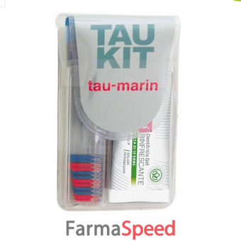 tau marin tau kit spazzolino duro + dentifricio