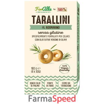 foralle tarallini rosmarino 6 bustine x 30 g