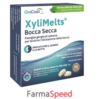 xylimelts 40 pastiglie menta delicata