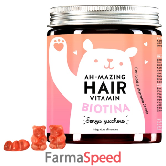 ah-mazing hair vitamins mit biotin sugarfree 45 caramelle gommose