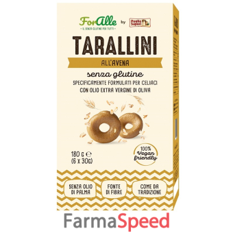 foralle tarallini all'avena 6 bustine x 30 g