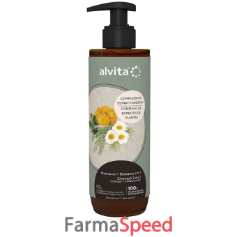 alvita shampoo + balsamo 2 in 1 400 ml