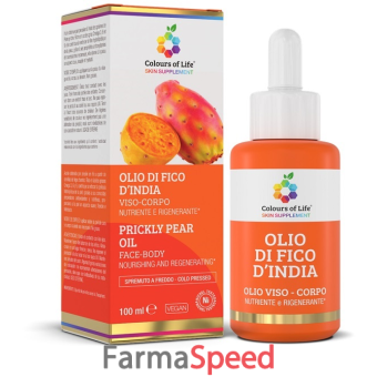 colours of life olio fico d'india 100 ml