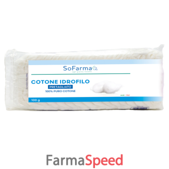 cotone idrofilo pretagliato 100 g sofarmapiu'