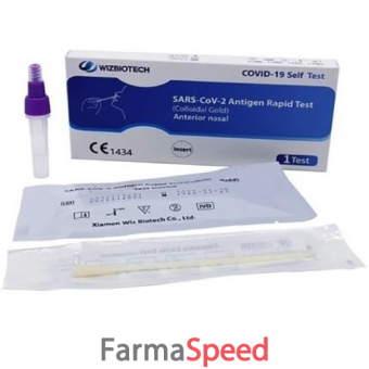 test antigenico rapido covid-19 autodiagnostico determinazione qualitativa antigeni sars-cov-2 in tamponi nasali mediante immunocromatografia