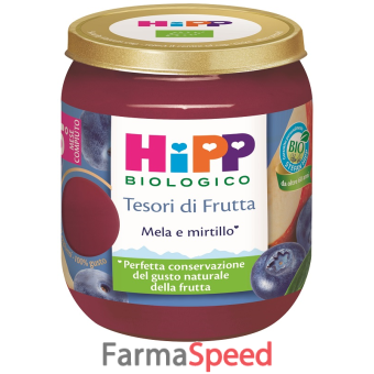 hipp tesori frutta mela mirtillo 160 g